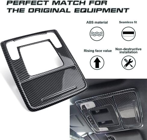 X Xotic Tech Interior Resident Resident Cover Cover ، نمط ألياف الكربون ، متوافق مع Honda Civic 11th Gen 2022 2023 2024 2025 in Saudi Arabia