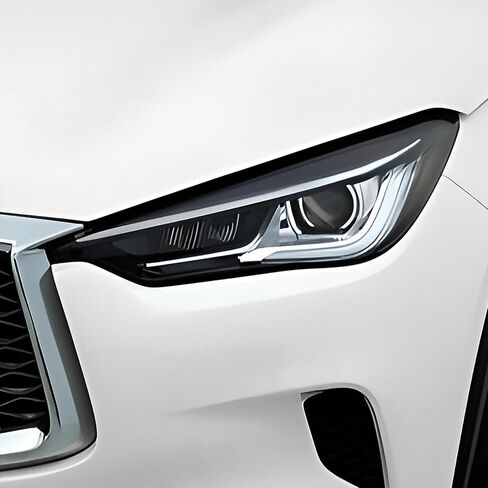 BOGAR TECH DESIGNS Full Headlight Head Light Tint Kit Compatible with Infiniti QX50 2019-2025, Light Smoke in Saudi Arabia