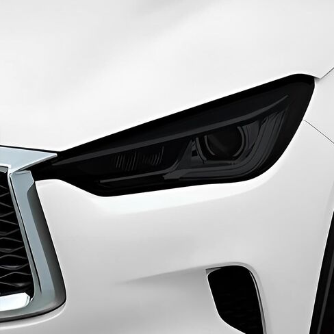 BOGAR TECH DESIGNS Full Headlight Head Light Tint Kit Compatible with Infiniti QX50 2019-2025, Light Smoke in Saudi Arabia
