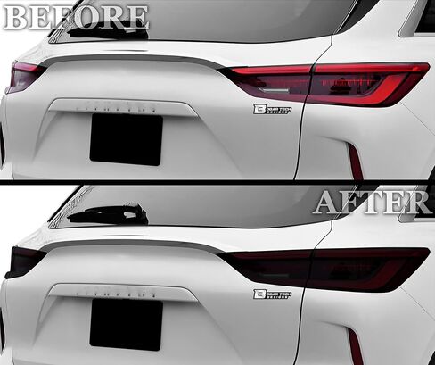 BOGAR TECH DESIGNS Full Headlight Head Light Tint Kit Compatible with Infiniti QX50 2019-2025, Light Smoke in Saudi Arabia