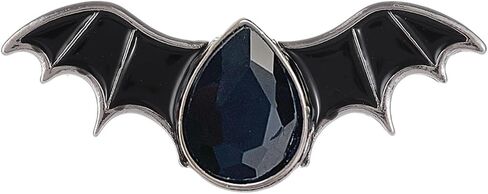 Halloween Bat Brooch Pins for Women Men Gothic Punk Vintage Rhinestone Bat Animal Brooch Pin Halloween Holiday Clothes Hat Dress Accessories Jewelry in Saudi Arabia