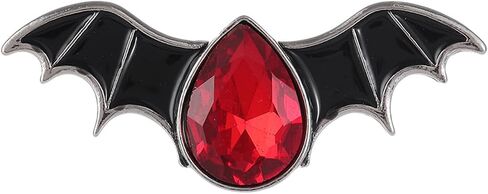 Halloween Bat Brooch Pins for Women Men Gothic Punk Vintage Rhinestone Bat Animal Brooch Pin Halloween Holiday Clothes Hat Dress Accessories Jewelry in Saudi Arabia