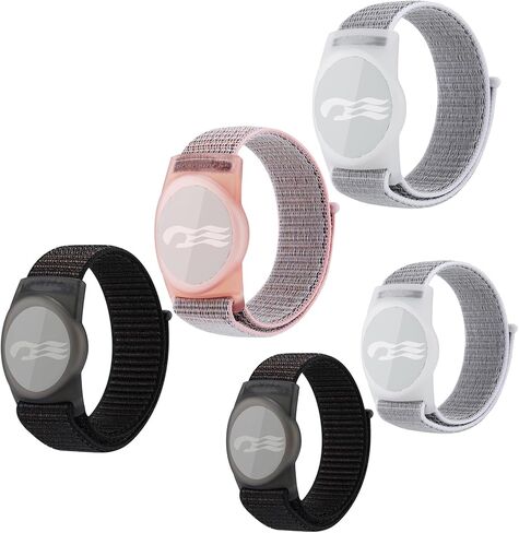 حامل ميداليات ميداليات كروز الأميرة العائلي ، نمط سبورت من نايلون نايلون ، أحجامان (طفل والبالغين) في حزمة واحدة (طفلان (أسود+وردي)+2 بالغ (أسود+وردي)) in Kuwait