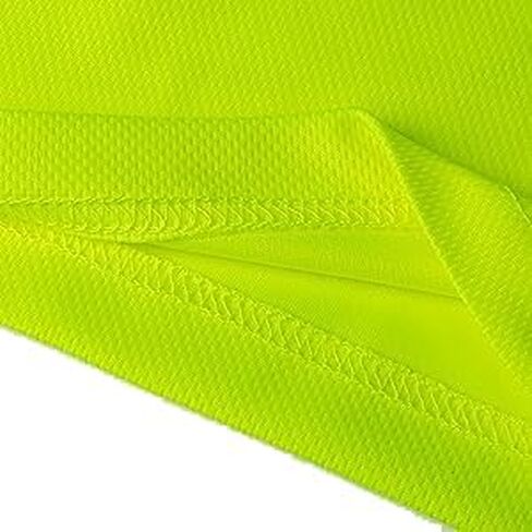 L & M® Hi vis t Shirt Safety Lime Orange Long Sleeve High Sistibility in Kuwait