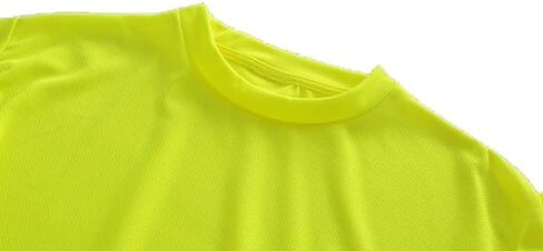 L & M® Hi vis t Shirt Safety Lime Orange Long Sleeve High Sistibility in Kuwait