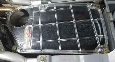 CLEAR AIR BOX LID COVER FIT 87-04 YAMAHA WARRIOR 350 YFM 350 MADE IN U.S.A in Saudi Arabia