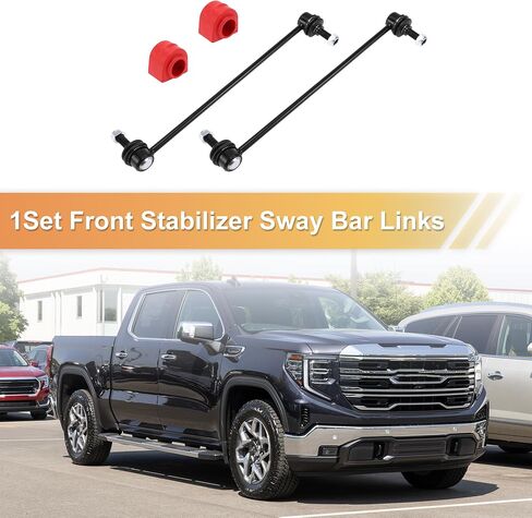 X AUTOHAUX 1 Set Front Sway Bar Links Stabilizer Link Kit with Bushing for GMC Acadia for Chevrolet Traverse Suspension Kit No.K750155/20905104/15905569/15837427 in Saudi Arabia
