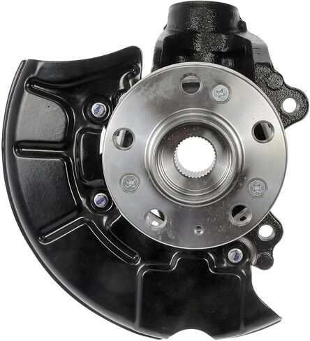 AutoShack Pair of 2 Front Steering Knuckle & Wheel Bearing Hub Assembly 5 Lugs with ABS Driver and Passenger Side Replacement for 1999-2005 VW Jetta 1999-2010 Beetle 2000-2006 Golf 2.5L FWD KN786202PR in Saudi Arabia