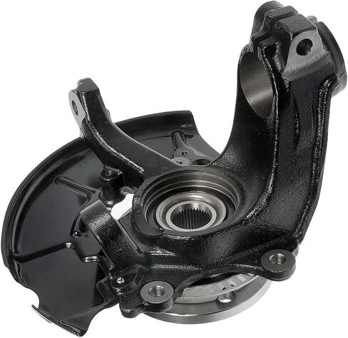 AutoShack Pair of 2 Front Steering Knuckle & Wheel Bearing Hub Assembly 5 Lugs with ABS Driver and Passenger Side Replacement for 1999-2005 VW Jetta 1999-2010 Beetle 2000-2006 Golf 2.5L FWD KN786202PR in Saudi Arabia
