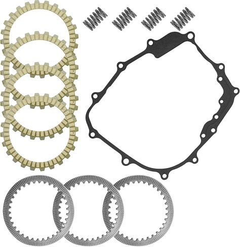 Caltric Clutch Friction Plates kit Compatible with Honda CRF125F CRF125FB Big Wheel 2014-2024 in Saudi Arabia