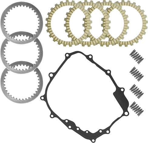 Caltric Clutch Friction Plates kit Compatible with Honda CRF125F CRF125FB Big Wheel 2014-2024 in Saudi Arabia
