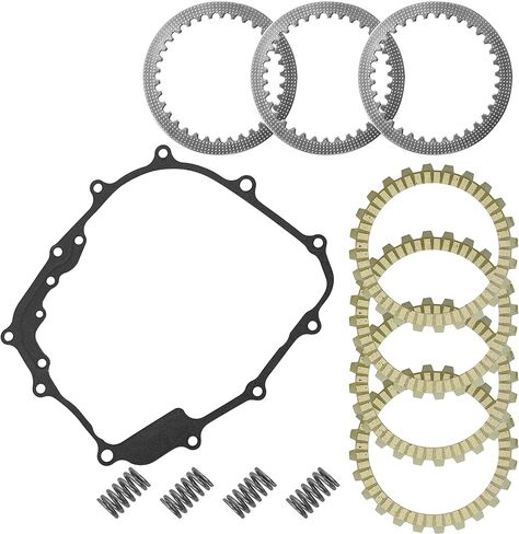 Caltric Clutch Friction Plates kit Compatible with Honda CRF125F CRF125FB Big Wheel 2014-2024 in Saudi Arabia