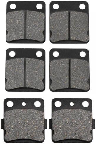 Motorcycle Front And Rear Brake Pads Compatible With YFM125 YFS200 Blaster YFM350 Warrior Wolverine YFZ350 Banshee(1 Pair Rear) in Saudi Arabia