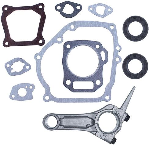 Piston Rings Connecting Rod And Crankshaft Seal Gaskets Set Compatible With GX160 5.5HP For Cylinder Head Gasket in Saudi Arabia