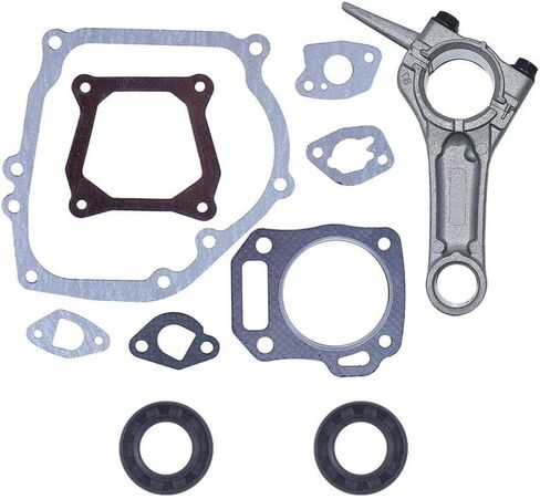Piston Rings Connecting Rod And Crankshaft Seal Gaskets Set Compatible With GX160 5.5HP For Cylinder Head Gasket in Saudi Arabia
