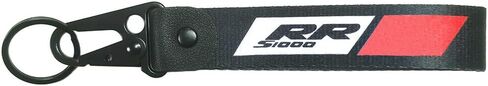 دراجة نارية Metal Key Holder Tag with Stamp Logo Nylon Rope متوافق مع BMW S1000RR S1000 RR 2009-2023 in Kuwait