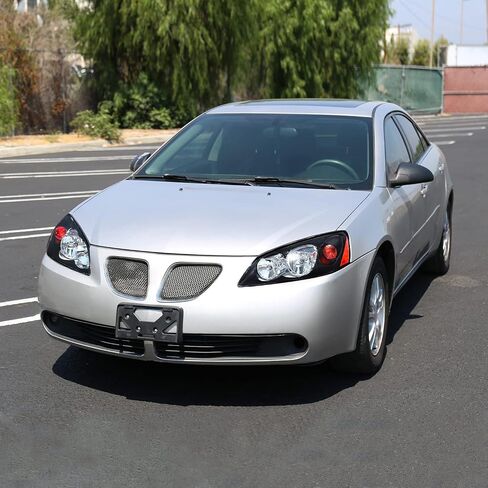 المواصفات المصابيح الأمامية السوداء المواصفات تتوافق مع 2005-2010 Pontiac G6 L+R زوج مصباح رأس العنوان in Kuwait