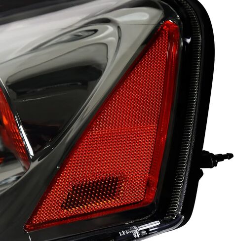 المواصفات المصابيح الأمامية السوداء المواصفات تتوافق مع 2005-2010 Pontiac G6 L+R زوج مصباح رأس العنوان in Kuwait