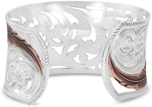 سوار Montana Silversmiths للسيدات بين الأصدقاء باللون الفضي مقاس واحد in Kuwait