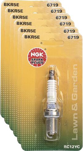 Stens 130-232-6 Scard Square Plug 6 حزمة متوافقة مع/استبدال NGK 6719 ، نوع المكونات المقاوم BKR5E in Saudi Arabia