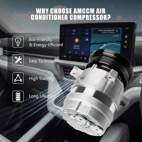 A/C ضاغط مع القابض مناسب لـ Chevy لـ S10 1999 لـ CHEVY لـ S10 2.2L 1998-2003 استبدال AC ضاغط CO 20446C in Saudi Arabia