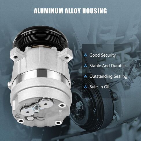 A/C ضاغط مع القابض مناسب لـ Chevy لـ S10 1999 لـ CHEVY لـ S10 2.2L 1998-2003 استبدال AC ضاغط CO 20446C in Saudi Arabia