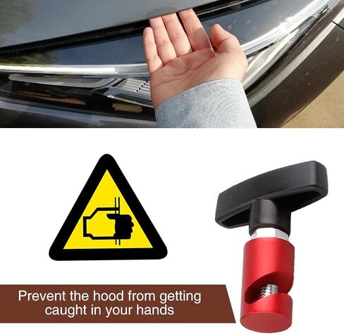 2 PCS Car Hood Support Rod Holder, Alloy Multi-purpose Snap-on Trunk Air Pressure Rod Anti-slip Shock Absorber Strut Anti-pinch Fixing Tool, Modification Accessories, for Most Cars (Black) in Saudi Arabia
