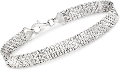 Ross-Simons Sterling Silver Bismark-Link Bracelet in Saudi Arabia