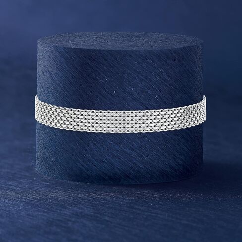 Ross-Simons Sterling Silver Bismark-Link Bracelet in Saudi Arabia