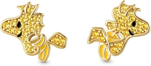 الفول السوداني GNOCE يبتسم أقراط متمسبة بالنساء ، S925 Sterling Silver Stud لأقراط لزوجتها ، عيد الحب ، مجوهرات عيد الأم في عيد الأم in Saudi Arabia
