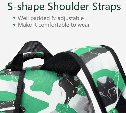 BLUEFAIRY Boys Backpack for School Bookbag for Kids Girls Elementary Middle School Bags for Teens Mochila Escolar para Niños 8-10 Back to School Gifts Large Compartment Camo Red in Saudi Arabia