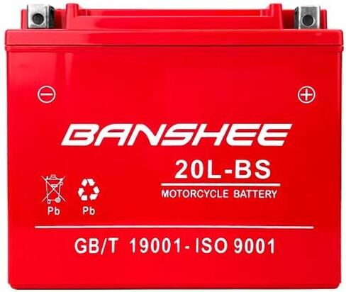 Banshee Battery YTX20L-BS لـ Harley Softail Dyna Sportster 65989-97A Buell in Saudi Arabia
