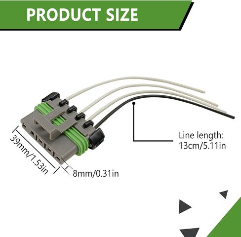 Tail Light Wiring Harness Connector, Compatible with 1988-2000 Chevy GMC Pick-Up 1992-2000 Chevy Blazer Tahoe, Wiring Pigtail Plug Replace# 15305873 in Saudi Arabia
