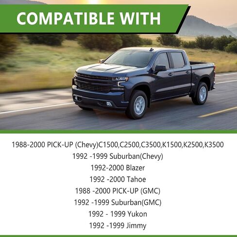 Tail Light Wiring Harness Connector, Compatible with 1988-2000 Chevy GMC Pick-Up 1992-2000 Chevy Blazer Tahoe, Wiring Pigtail Plug Replace# 15305873 in Saudi Arabia