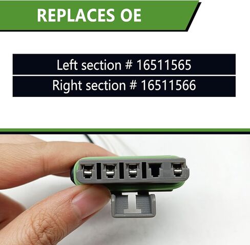 Tail Light Wiring Harness Connector, Compatible with 1988-2000 Chevy GMC Pick-Up 1992-2000 Chevy Blazer Tahoe, Wiring Pigtail Plug Replace# 15305873 in Saudi Arabia