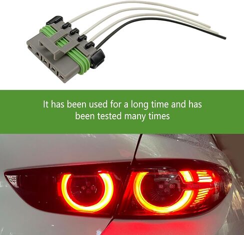 Tail Light Wiring Harness Connector, Compatible with 1988-2000 Chevy GMC Pick-Up 1992-2000 Chevy Blazer Tahoe, Wiring Pigtail Plug Replace# 15305873 in Saudi Arabia