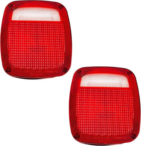 لعام 1987-2006 أضواء ذيل Jeep Wrangler - OEM Jeep Wrangler TJ Tail Line Lens Pair Set Presponse - Jeep TJ Tail Light Coverens in Saudi Arabia