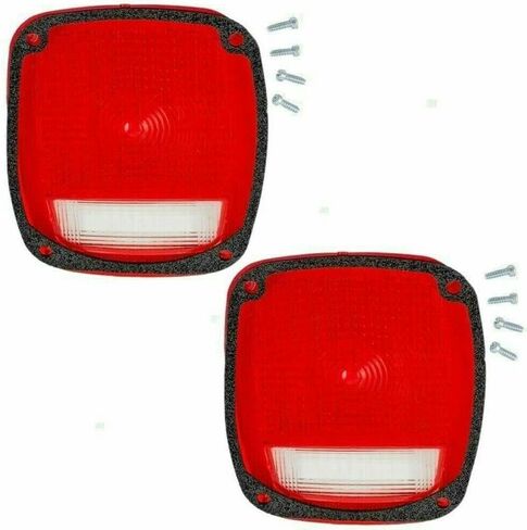لعام 1987-2006 أضواء ذيل Jeep Wrangler - OEM Jeep Wrangler TJ Tail Line Lens Pair Set Presponse - Jeep TJ Tail Light Coverens in Saudi Arabia