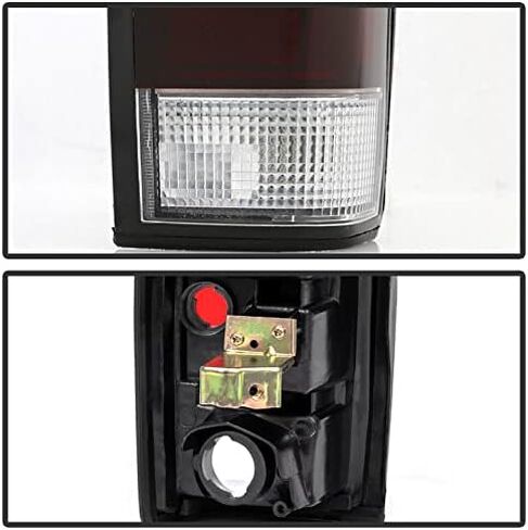 ACANII - For 1986-1997 Nissan D21 Hardbody Pickup Red Smoked Tail Lights Brake Lamps w/Bulb+Harness Assembly Left+Right in Kuwait