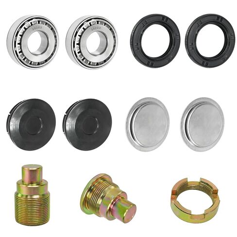 Swingarm Bearing & Lock Nut, Bolt, Seal, Cap Rebuild Kit Compatible with Honda Recon 250 TRX250/TRX250X/TRX250EX/TRX250TE/TRX250TM,FourTrax 300 TRX300,Rancher 350/400,Foreman 400/450/500,Rubicon 500 in Saudi Arabia