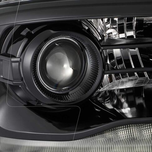 ModifyStreet Full Gloss Black مع دخان DRL لـ 09-18 RAM 1500/10-18 RAM 2500/3500 DUAL/QUAR in Kuwait