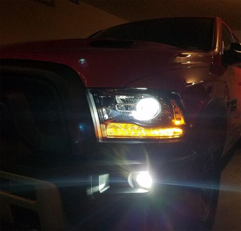 ModifyStreet Full Gloss Black مع دخان DRL لـ 09-18 RAM 1500/10-18 RAM 2500/3500 DUAL/QUAR in Kuwait