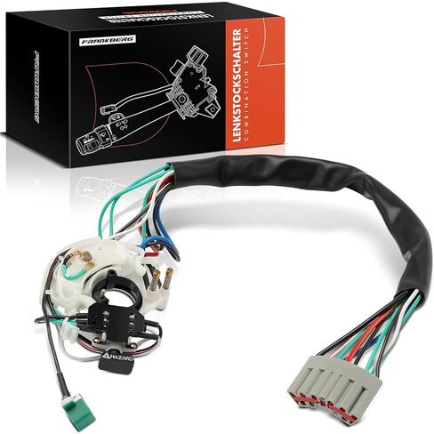 مفتاح إشارة الدوران A-premium متوافق مع Ford F-150 F-250 F-350 F150 F250 F350 1987-1991 ، Bronco 1985-1991 ، F-Super Duty 1988-1991 ، مع عجلة الإمالة in Saudi Arabia