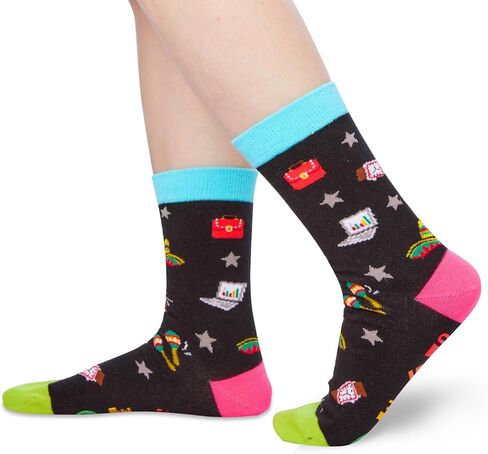 HAPPYPOP Boss Gifts Ideas Socks - Boss Gifts For Men Women, Cool Boss Gifts Male Female Worlds Best Boss Women Retirement Socks With Greeting Card in Kuwait
