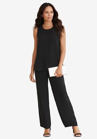 Roaman's Women's Plus Size Duster Pant Set in Saudi Arabia