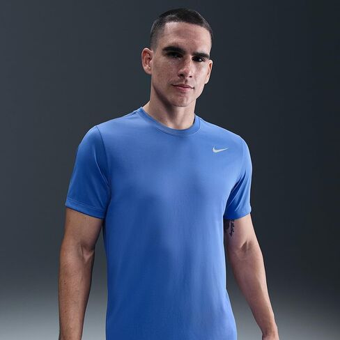 تي شيرت Nike Dri-Fit Legend Men's Fitness (Comet Blue/Matte Silver) in Kuwait