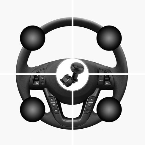 Steering Wheel Spinner Adjustable Steering Wheel Knob Car Suicide Knob Universal Suicide Power Handle for Car Trucks Tractors Boat in Saudi Arabia