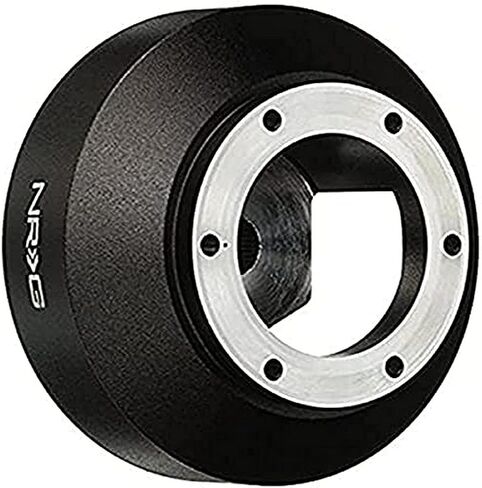 NRG Innovations NRG-SRK-141H Racing Style Steering Wheel Quick Release Short Hub Adapter, 6 X 70mm Bolt Pattern, Black Body in Saudi Arabia