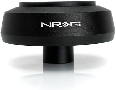 NRG Innovations NRG-SRK-141H Racing Style Steering Wheel Quick Release Short Hub Adapter, 6 X 70mm Bolt Pattern, Black Body in Saudi Arabia