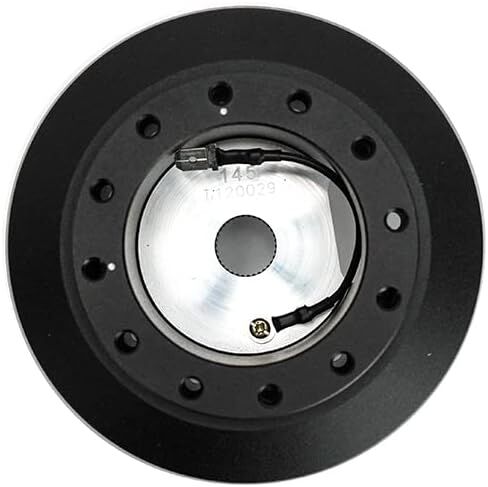 NRG Innovations NRG-SRK-141H Racing Style Steering Wheel Quick Release Short Hub Adapter, 6 X 70mm Bolt Pattern, Black Body in Saudi Arabia